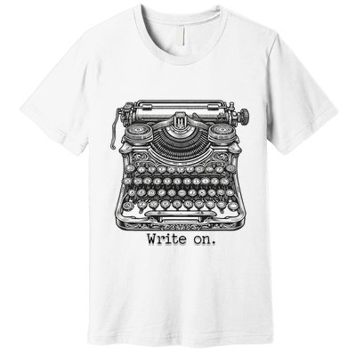Keys To Creation Classic Typewriter Inspiration Premium T-Shirt