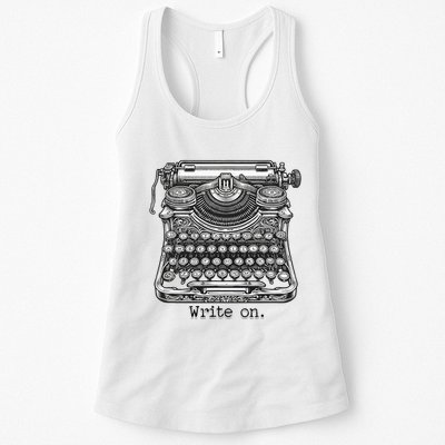Keys To Creation Classic Typewriter Inspiration Womens Tank Top