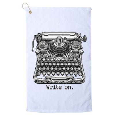 Keys To Creation Classic Typewriter Inspiration Golf Towel