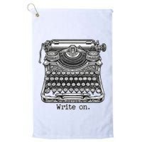 Keys To Creation Classic Typewriter Inspiration Golf Towel