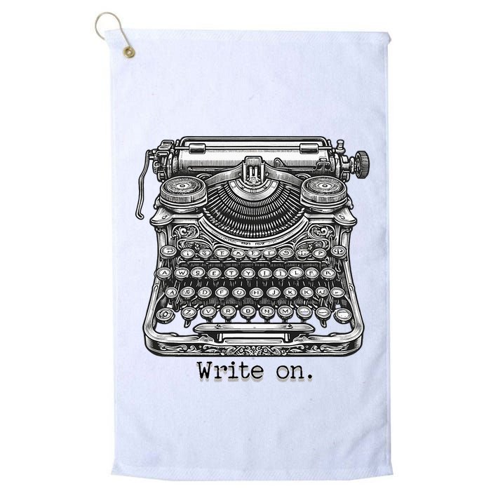 Keys To Creation Classic Typewriter Inspiration Golf Towel