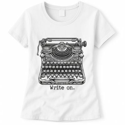 Keys To Creation Classic Typewriter Inspiration Womens T-Shirt