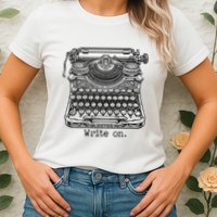 Keys To Creation Classic Typewriter Inspiration Womens T-Shirt