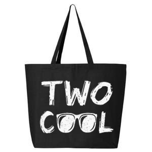 Kids Two Cool 2nd Birthday Gift 2 Year Old Boy Second Bday 25L Jumbo Tote