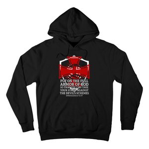 Knight Templar Christian Armor Of God Hoodie