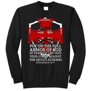 Knight Templar Christian Armor Of God Sweatshirt