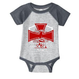 Knight Templar Christian Armor Of God Infant Baby Jersey Bodysuit