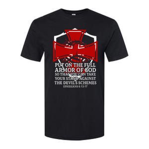 Knight Templar Christian Armor Of God Softstyle CVC T-Shirt