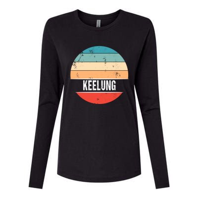 Keelung Taiwan City Trip Gift Womens Cotton Relaxed Long Sleeve T-Shirt