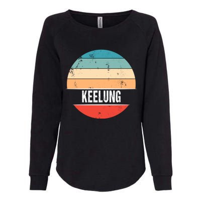 Keelung Taiwan City Trip Gift Womens California Wash Sweatshirt