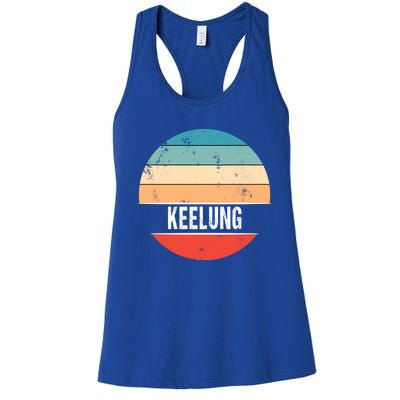 Keelung Taiwan City Trip Gift Women's Racerback Tank