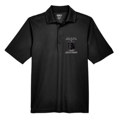 Knight Templar Christian I Bow To The Lord Jesus Christ Men's Origin Performance Pique Polo