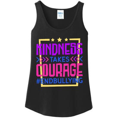 Kindness Takes Courage Endbullying Stop Bullying Ladies Essential Tank