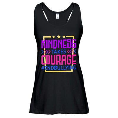 Kindness Takes Courage Endbullying Stop Bullying Ladies Essential Flowy Tank