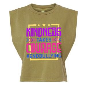 Kindness Takes Courage Endbullying Stop Bullying Garment-Dyed Women's Muscle Tee