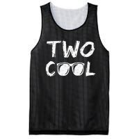 Kids Two Cool 2nd Birthday Gift 2 Year Old Boy Second Bday Mesh Reversible Basketball Jersey Tank