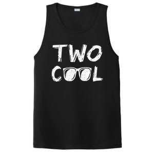 Kids Two Cool 2nd Birthday Gift 2 Year Old Boy Second Bday PosiCharge Competitor Tank