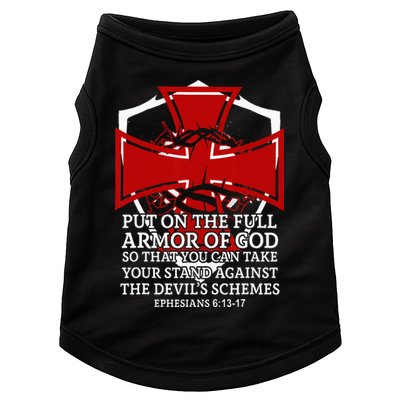 Knight Templar Christian Armor Of God Doggie Tank