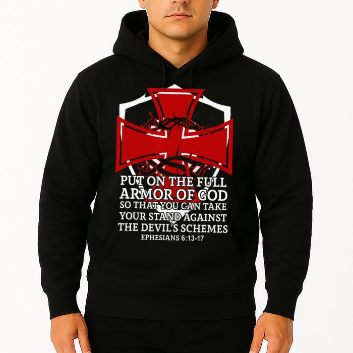 Knight Templar Christian Armor Of God Hoodie