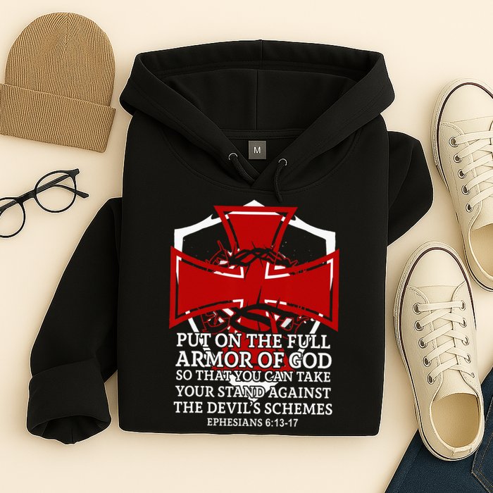 Knight Templar Christian Armor Of God Hoodie