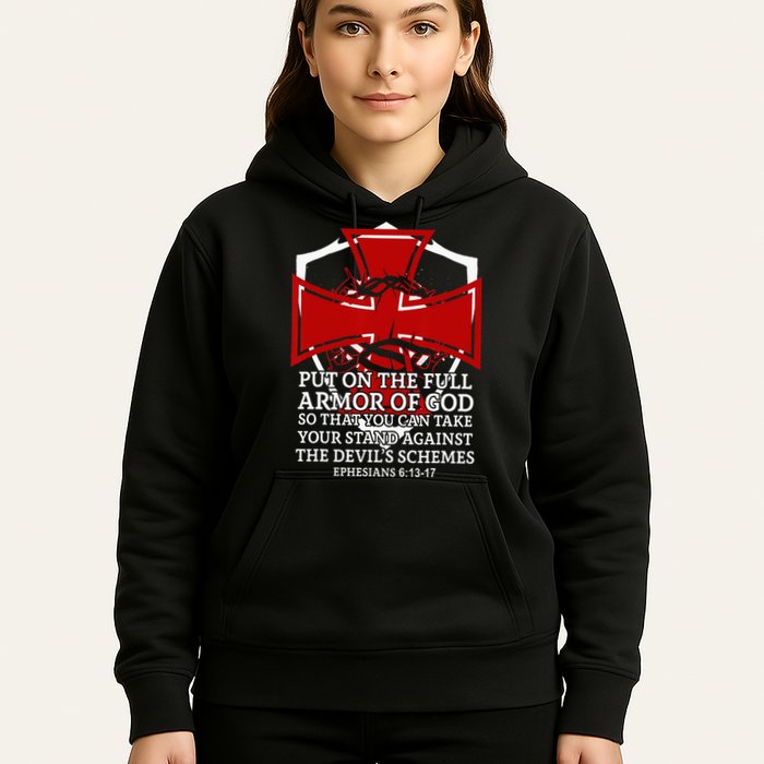 Knight Templar Christian Armor Of God Hoodie