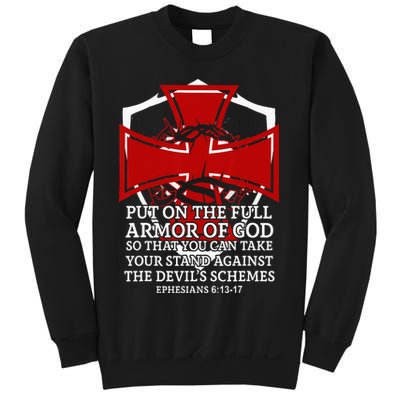 Knight Templar Christian Armor Of God Sweatshirt
