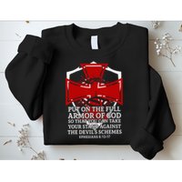Knight Templar Christian Armor Of God Sweatshirt