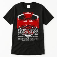 Knight Templar Christian Armor Of God Tall T-Shirt