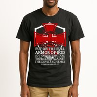 Knight Templar Christian Armor Of God Tall T-Shirt