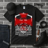 Knight Templar Christian Armor Of God Tall T-Shirt