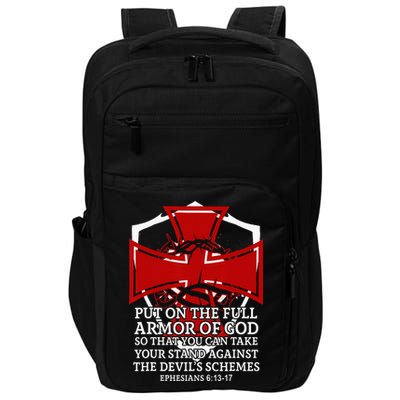 Knight Templar Christian Armor Of God Impact Tech Backpack