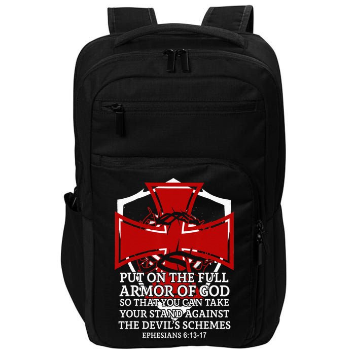 Knight Templar Christian Armor Of God Impact Tech Backpack