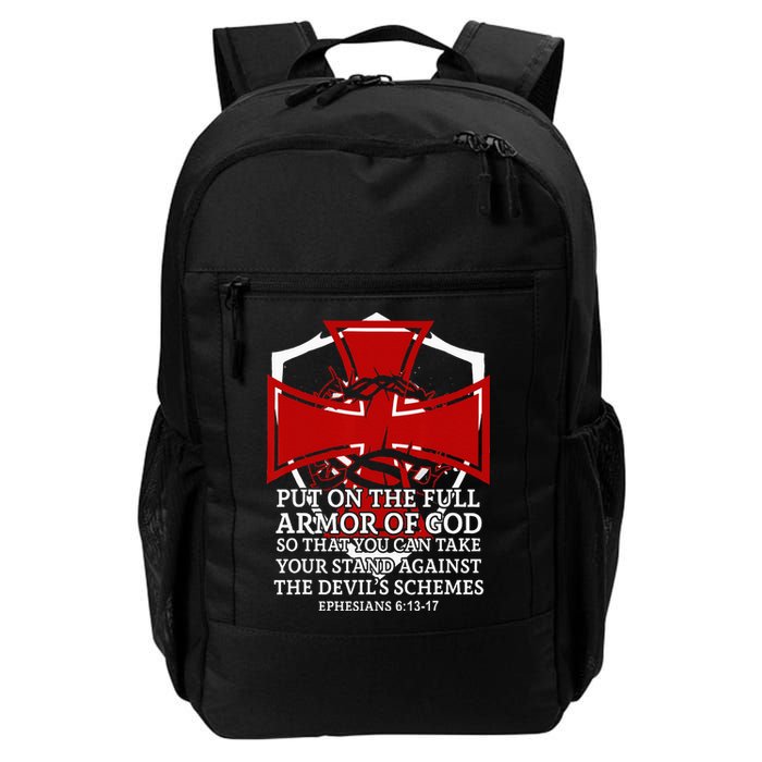 Knight Templar Christian Armor Of God Backpack