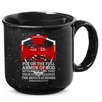 Knight Templar Christian Armor Of God 15oz Campfire Ceramic Mug
