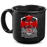 Knight Templar Christian Armor Of God 15oz Campfire Ceramic Mug