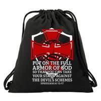 Knight Templar Christian Armor Of God Drawstring Bag