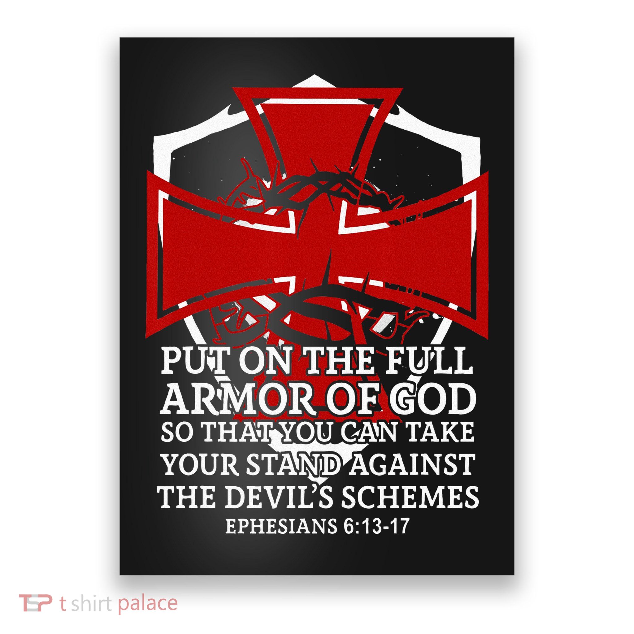 Knight Templar Christian Armor Of God Poster