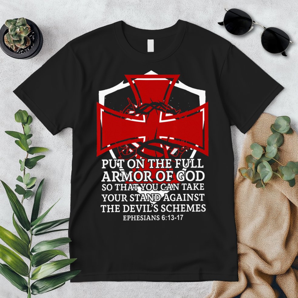 Knight Templar Christian Armor Of God Premium T-Shirt