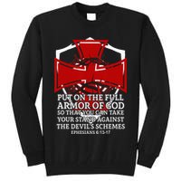Knight Templar Christian Armor Of God Tall Sweatshirt