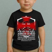 Knight Templar Christian Armor Of God Toddler T-Shirt