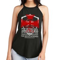 Knight Templar Christian Armor Of God Women's Perfect Tri Rocker Tank