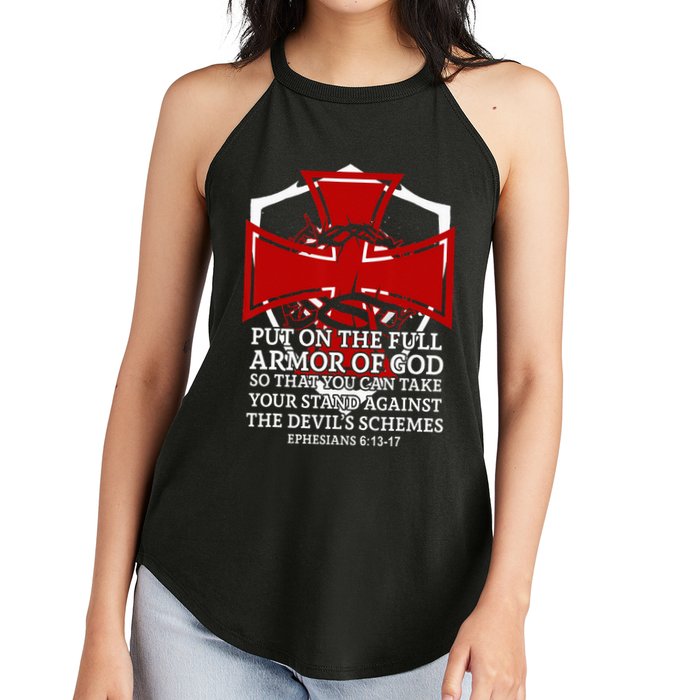 Knight Templar Christian Armor Of God Women's Perfect Tri Rocker Tank