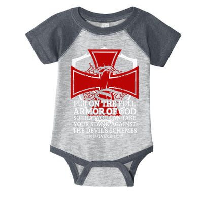 Knight Templar Christian Armor Of God Infant Baby Jersey Bodysuit