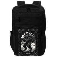 Krampus Tarot Card Design Christmas Season Evil Pajama Xmas Impact Tech Backpack