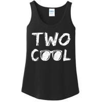 Kids Two Cool 2nd Birthday Gift 2 Year Old Second Bday Ladies Essential Tank