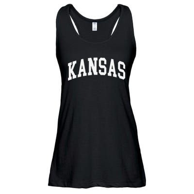 Kansas Throwback Design Classic Ladies Essential Flowy Tank