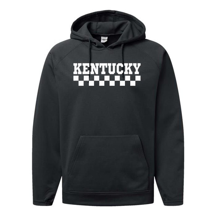 Kentucky Throwback Design Classic Performance Fleece Hoodie