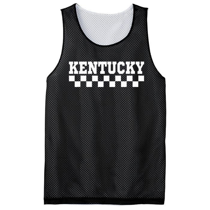 Kentucky Throwback Design Classic Mesh Reversible Basketball Jersey Tank