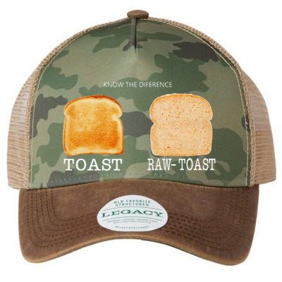 Know The Difference Toast Raw Toast Legacy Tie Dye Trucker Hat