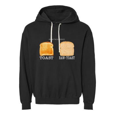 Know The Difference Toast Raw Toast Garment-Dyed Fleece Hoodie